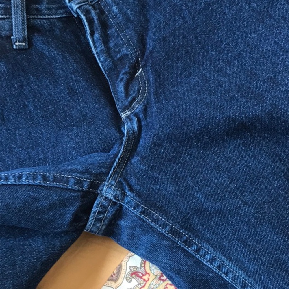 WRANGLER jeans “NWT” Sz 5/6 x 34 Dark blue - Picture 2 of 7